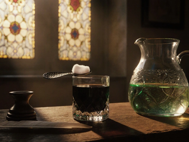 Můžete pít černou absintu přímo?