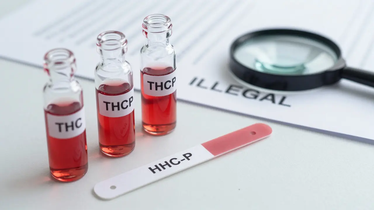 Tři látky THCP, THC a HHC-P všech převádějí na stejný pozitivní výsledek testu na drogy.