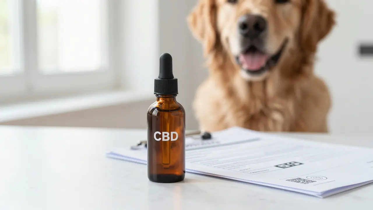 Prémiová CBD lahvička s certifikátem analýzy CoA.