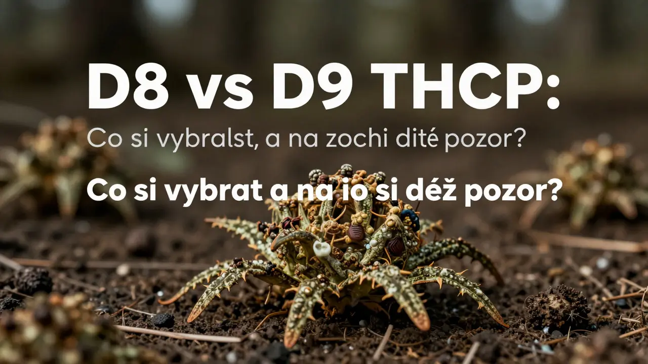 Obrázek lahev s olejem THCP a certifikátem analýzy (COA) vedle ní, symbolizující důležitost kontroly kvality.