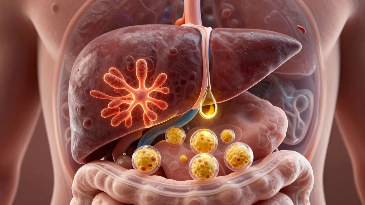 Metabolizace CBD v játrech a ukládání do tuků