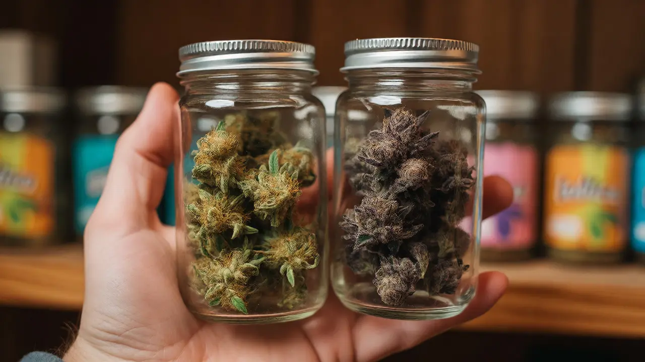 HHC květy: Sativa nebo Indica? Jak si vybrat správný efekt